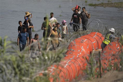 U.S. Justice Department argues for removal of Texas’ floating border ...