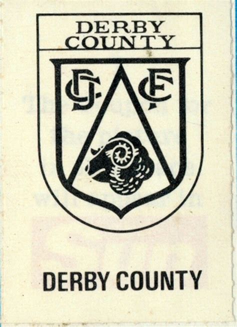 Derby County crest. | Derby county, Premier league logo, Team badge