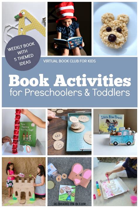 Book Activities for Preschoolers and Toddlers