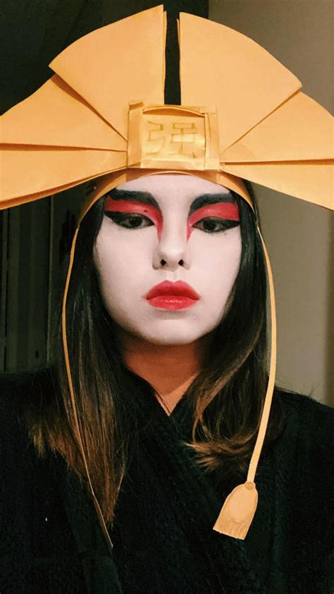 Avatar Kyoshi cosplay | Character makeup, Cosplay makeup, Avatar: the last airbender