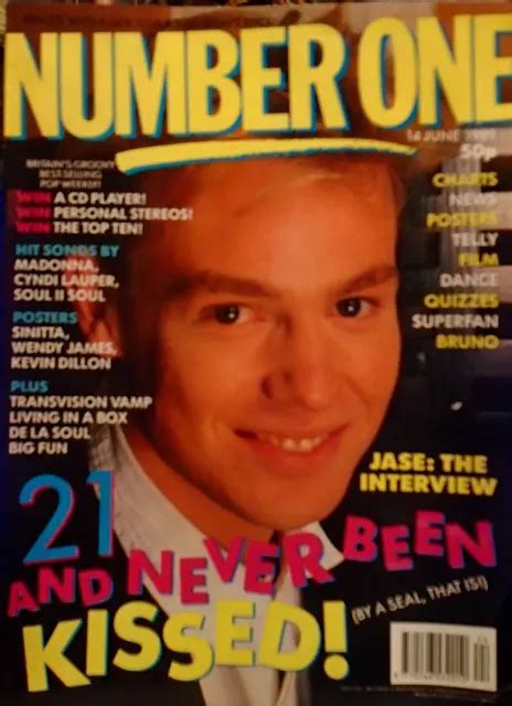 NUMBER ONE MAGAZINE june 1989 wendy james poster/jason donovan interview/madonna £7.99 - PicClick UK