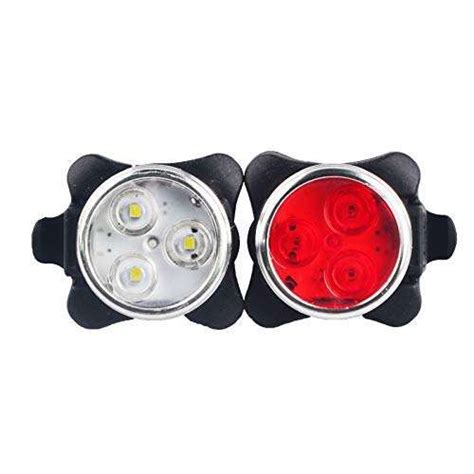 Rechargeable Bike Light Set, Super Bright LED Bicycle Lights Front and ...