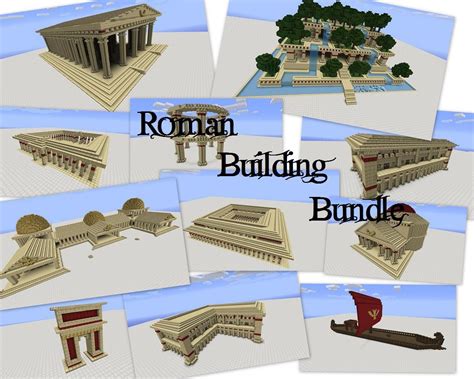 Roman Building Bundle for Minecraft