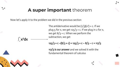 The Fundamental Theorem of Calculus | Google Slides & PPT