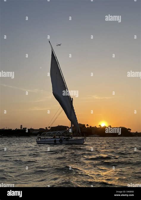 Nile river sunset, Cairo, Egypt Stock Photo - Alamy