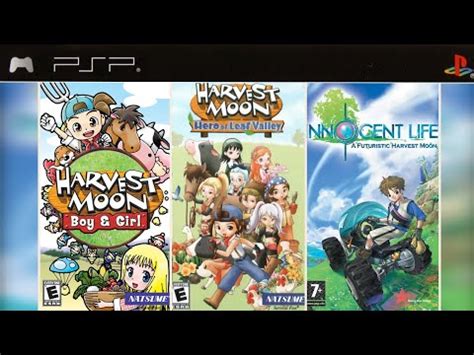 Harvest Moon Games for PSP - YouTube