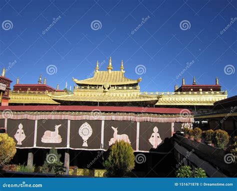 Inside View of Jokhang Temple Editorial Stock Photo - Image of buddhism, healthy: 151671878