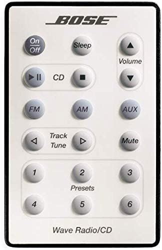 Amazon.com: Bose Wave Radio/CD Remote Control for Model AWRC-1P, White ...