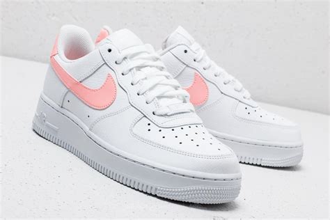 Nike Leather Wmns Air Force 1 '07 White/ Oracle Pink-white - Lyst