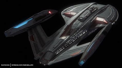 ArtStation - U.S.S. Zheng He (Star Trek Picard), Marc Bell | Star trek ...