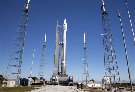 United Launch Alliance Atlas 5 rocket prepped for NASA satellite launch - CBS News