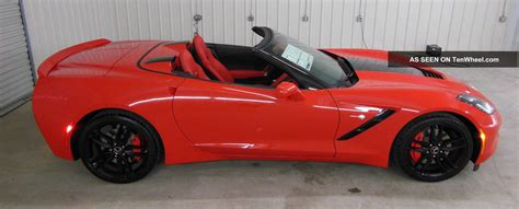 Chevrolet : Torch Red Corvette Stingray Convertible 2014 3lt Z51