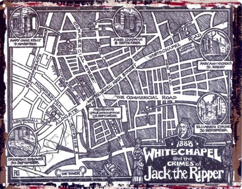 Map Of The Whitechapel Murders Jack The Ripper Tour | Porn Sex Picture