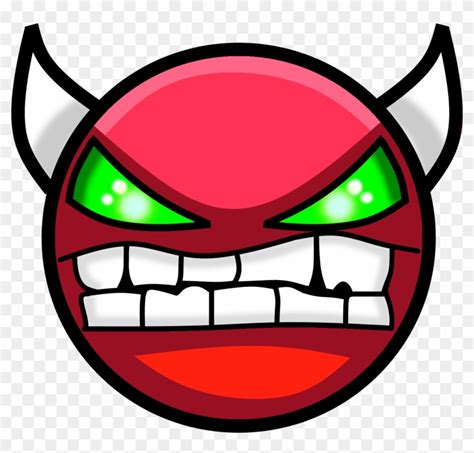 Devil Face Png - Geometry Dash Hard Demon, Transparent Png - 1024x932(#965875) - PngFind