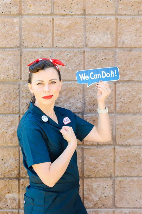 Easy Rosie the Riveter Costume - Friday We're In Love