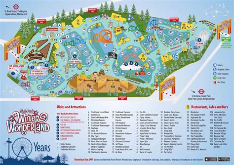 Hyde Park Winter Wonderland Map - Terminal Map