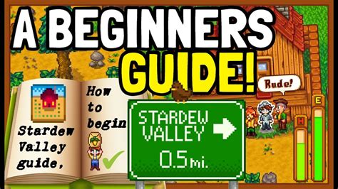 THE ULTIMATE STARDEW VALLEY BEGINNER GUIDE! - Starter Tips & Tricks ...