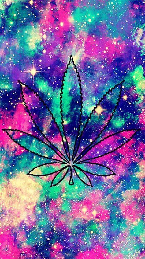 Cute Weed Galaxy Wallpaper #androidwallpaper #iphonewallpaper # ...