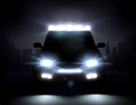 Download Realistic Car Lights Illustration for free | Shadow illustration, Car lights, Illustration