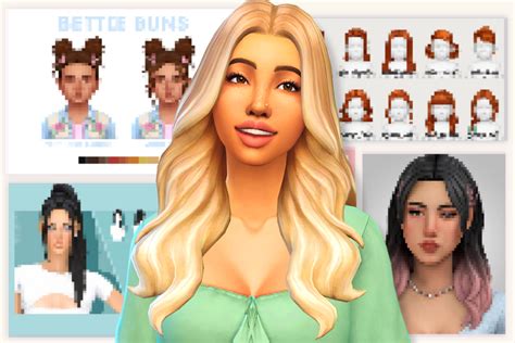 21+ short hair sims 4 cc - AvistaCotriona