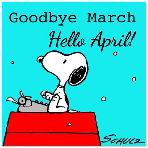 Goodbye March Hello April Cartoon Pdf | Oppidan Library