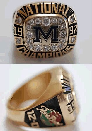 eBay Watch: 1997 National Championship Ring :( | MVictors.com ...