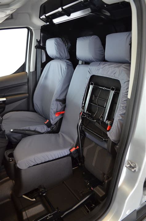 Ford Transit Connect 2014+ Front 3 Seats Waterproof Seat Covers - Turtle Covers Ltd