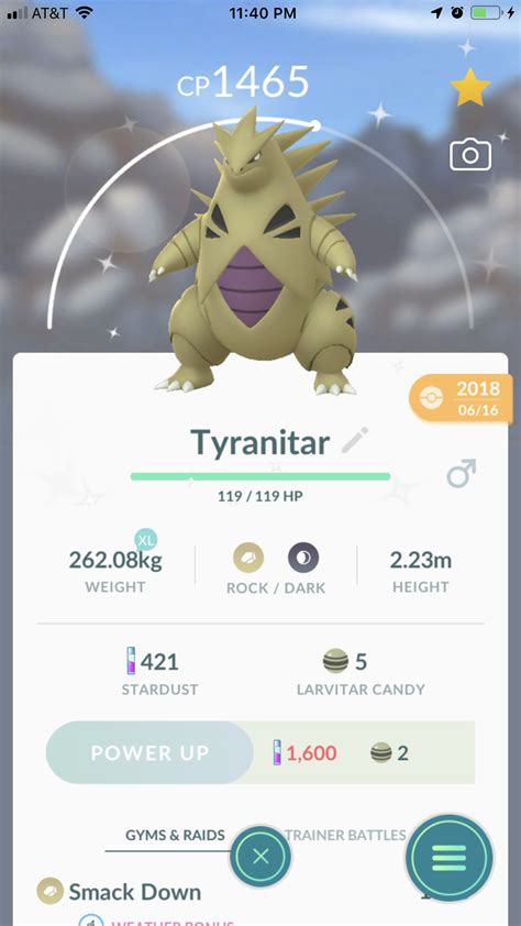 Shiny Tyranitar | Pokemon go, Pokemon, Shiny pokemon