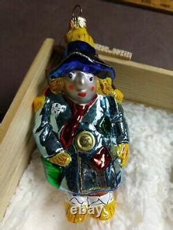 Kurt Adler Wizard Of Oz Polonaise Set Of 4 Christmas Ornaments In Wood ...