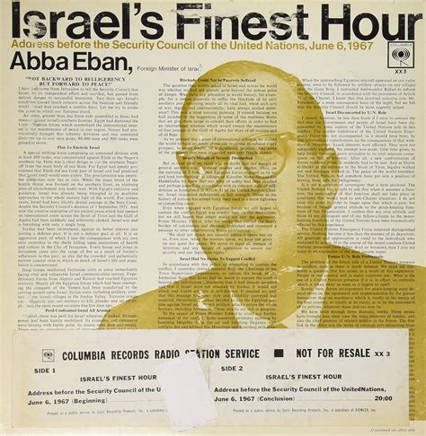 Abba Eban - Israel's Finest Hour - Amazon.com Music