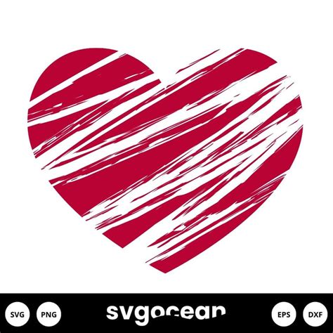 Distressed Heart SVG vector for instant download - Svg Ocean — svgocean