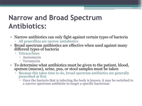 Broad spectrum oral antibiotics