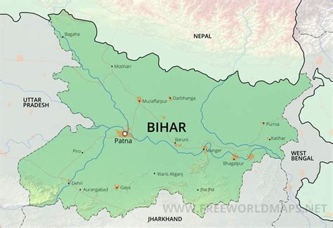 Bihar Rail Map