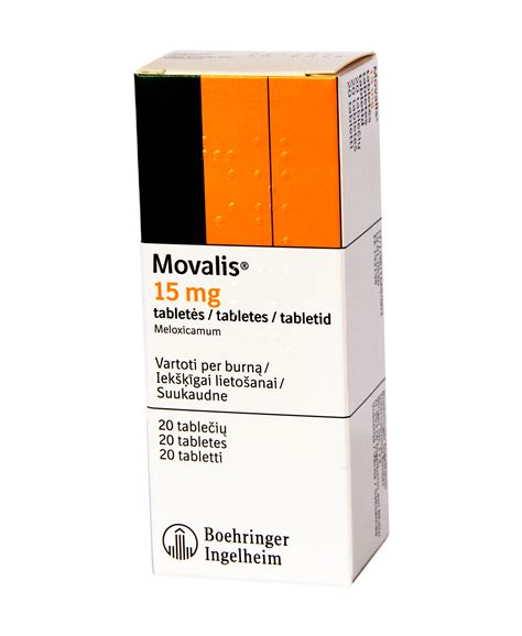 Movalis 15mg tabletės N20