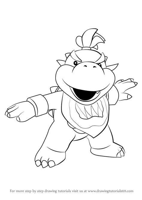 Bowser Jr Drawings