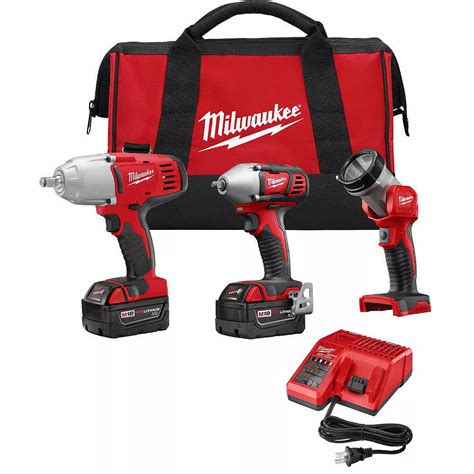 Milwaukee Tool M18 Cordless Lithium-ion Three-Piece Combo Kit | The Home Depot Canada