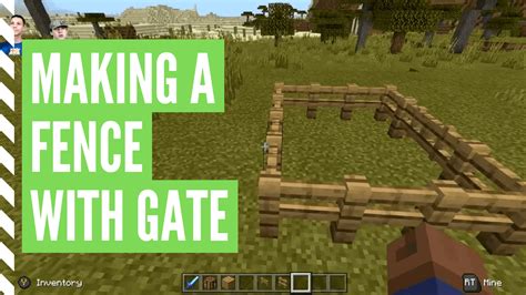 How To Make A Fence In Minecraft (With Fence Gate)