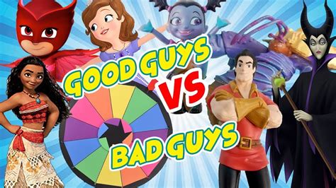 Good Guys VS Bad Guys Spin the Wheel Game for Prizes! W/ Vampirina ...