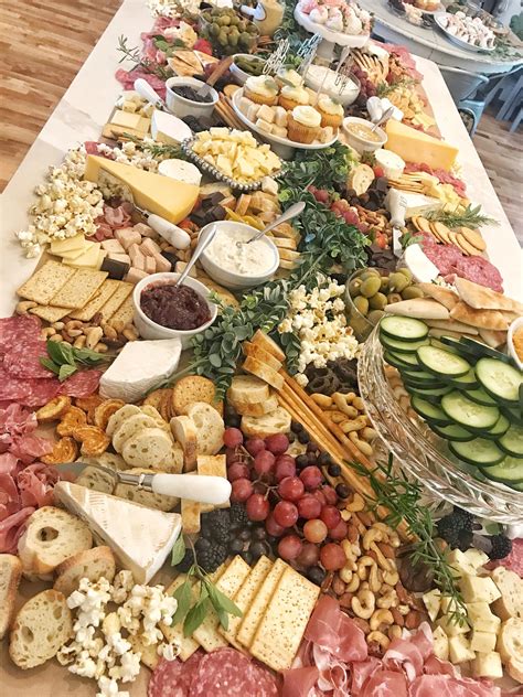 How To Make A Charcuterie Table | Charcuterie recipes, Charcuterie board wedding, Food