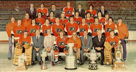 The 1975 Philadelphia Flyers are the last team to raise Lord Stanley's ...