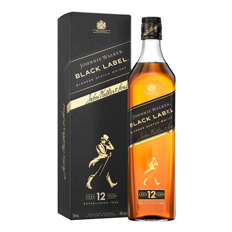 Johnnie Walker Black Label Blended Scotch Whisky 750mL – Crown Wine and Spirits