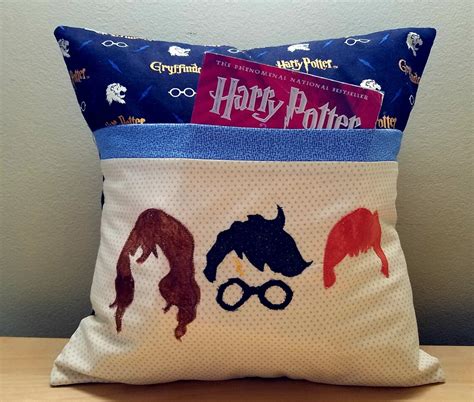 Harry Potter Pillow Pocket Pillow Book Pillow Harry Potter | Etsy