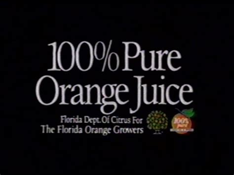 1991 Florida Orange Juice Commercial - YouTube