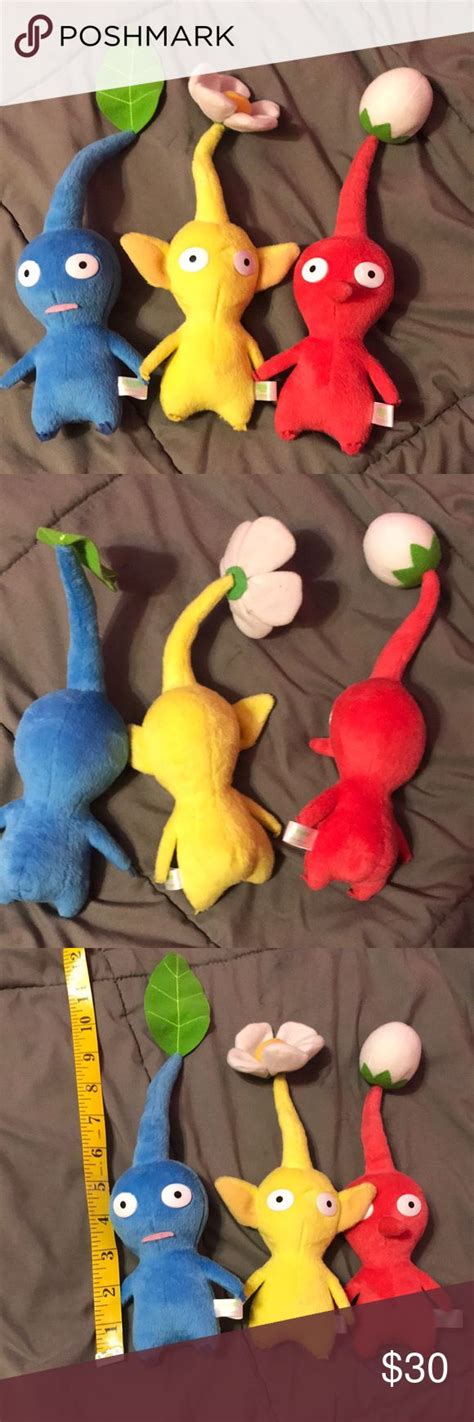 Nintendo Pikmin Plushies Super cute and great condition. Nintendo Other ...