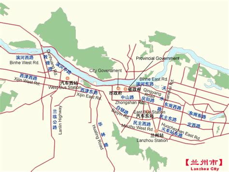 Lanzhou Travel Map - China Trekking Guide, Route, Map, Photo