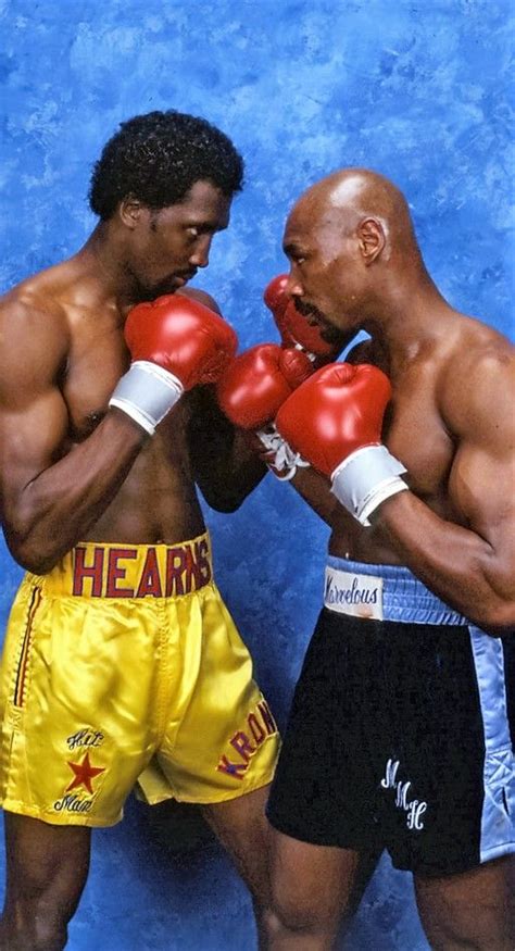 Thomas Hearns and Marvin Hagler Sports Hero, Sports Stars, Famous Black ...