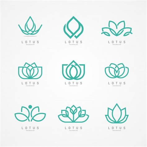 Lotus Flower Logo | Lotus flower logo, Flower logo, Lotus logo