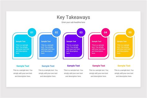 Key Takeaways PowerPoint Template | Nulivo Market