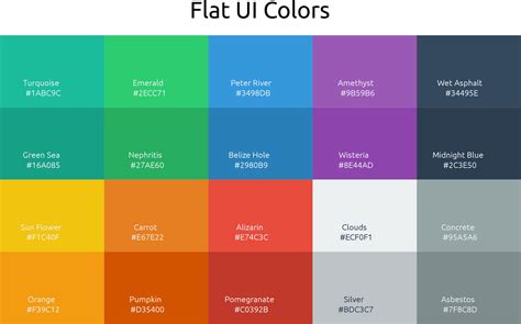 Clipart - Flat UI Colors