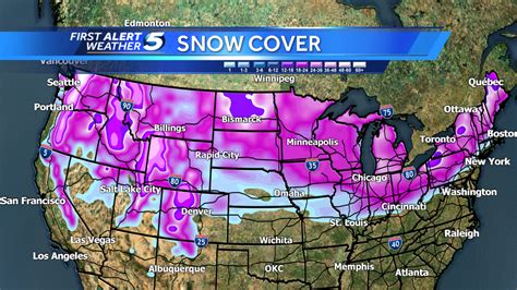 Current U.S. snow cover 38 percent more than last month